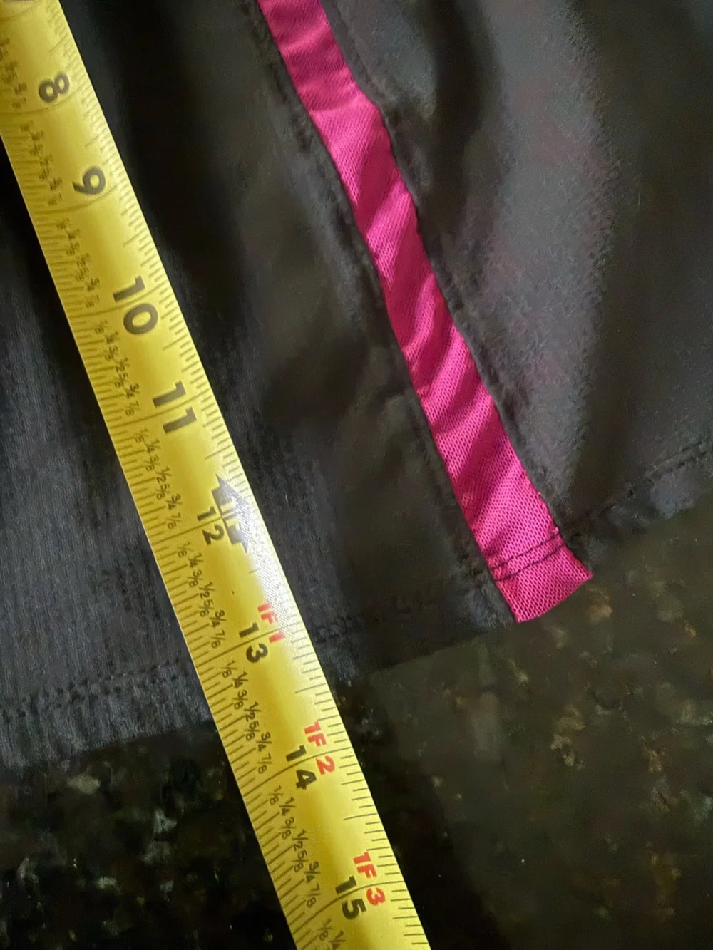 Nike Black Athletic Tennis Skort 13” Pink Magenta Size Large